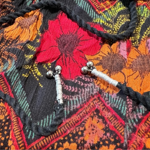 Altar’d State Floral Geometric Boho Long Sleeve Romper Jumpsuit Size Small - Picture 10 of 16